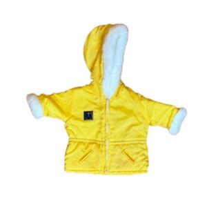American girl of today the pleasant company doll parka yellow vintage euc